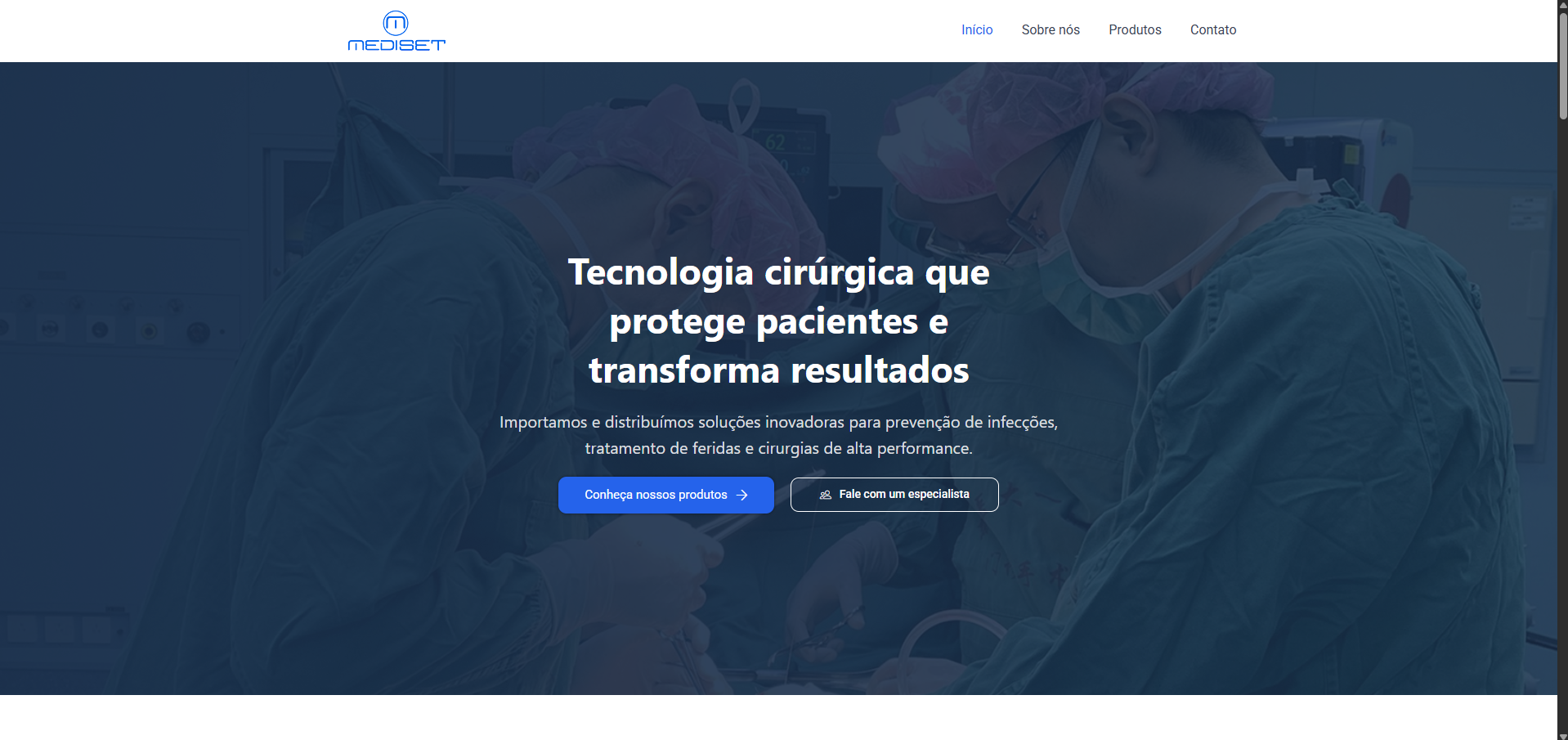 Site Institucional Medset